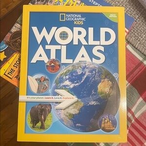 National Geographic Kids World Atlas - Yellow and Blue